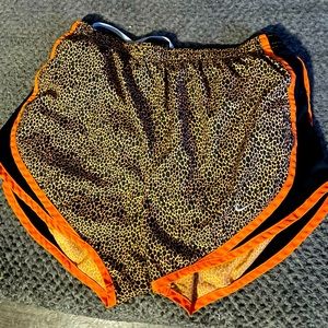 Nike leopard shorts